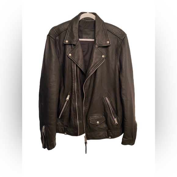 All Saints Other - All Saints Lamb Leather Milo Biker Jacket